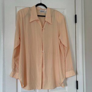 vintage long shirt with cool buttons (plus size)
